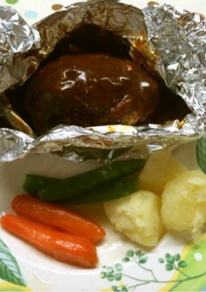 包み焼きチーズハンバーグ-レシピのメイン写真