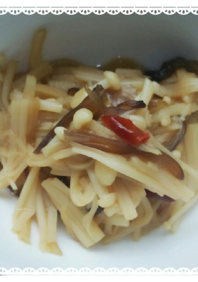 家族に大好評❤えのきとキクラゲの甘辛煮-レシピのメイン写真