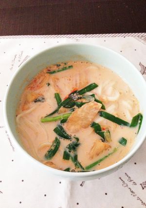 豆乳キムチうどん-レシピのメイン写真