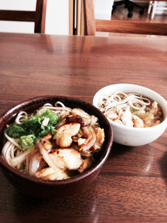 【幼児食】鳥なんばん風ささ身蕎麦-レシピのメイン写真