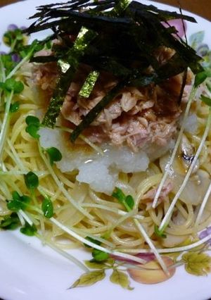 ツナと大根おろしのパスタ-レシピのメイン写真