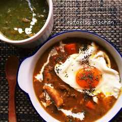 รูปของ すりり梨と鯖の千葉カレー