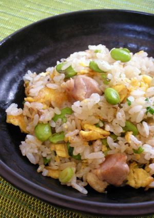 枝豆チャーハン-レシピのメイン写真