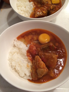 簡単リメイク!トマトソースカレー!!-レシピのメイン写真