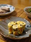 卵1つで☆人参と胡麻の厚焼き卵