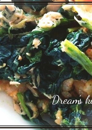 ほうれん草とツナのバター醤油ソテー-レシピのメイン写真