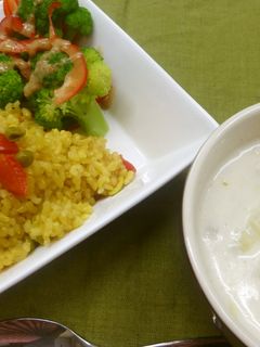 炊飯器で玄米カレーピラフ-レシピのメイン写真