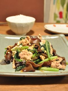 豚肉ときくらげの中華炒め-レシピのメイン写真