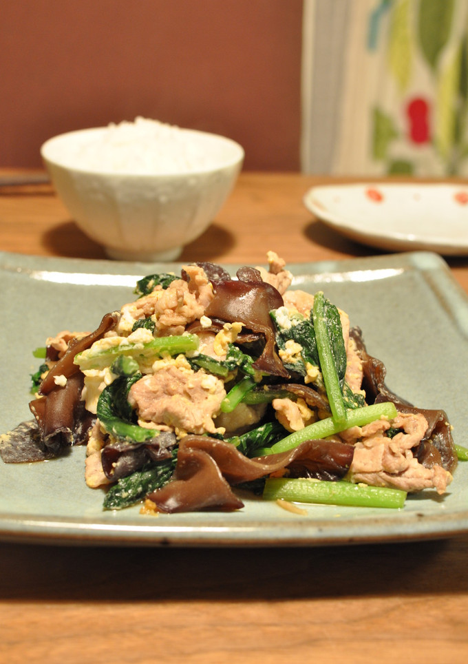 豚肉ときくらげの中華炒め-レシピのメイン写真