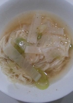 簡単！あっさり！あったか素麺おつゆ-レシピのメイン写真