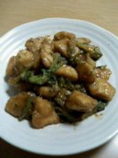 鶏胸肉とブロッコリーの味噌炒め-レシピのメイン写真