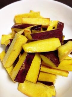さつまいも 塩バター炒め-レシピのメイン写真