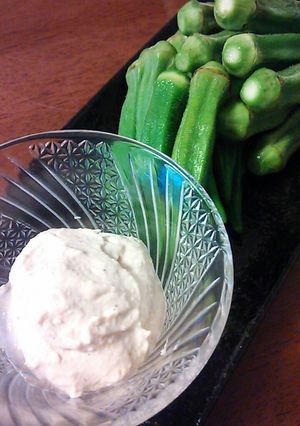 材料三つ!くるみ味の豆腐ディップ-レシピのメイン写真