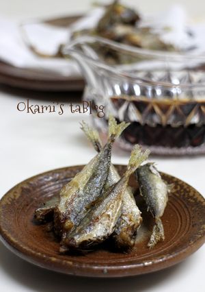 豆アジの唐揚げ～梅しょうゆ添え～-レシピのメイン写真