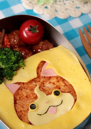 妖怪ウォッチ☆ジバニャンのキャラ弁-レシピのメイン写真