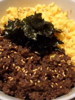 2色そぼろ丼-レシピのメイン写真
