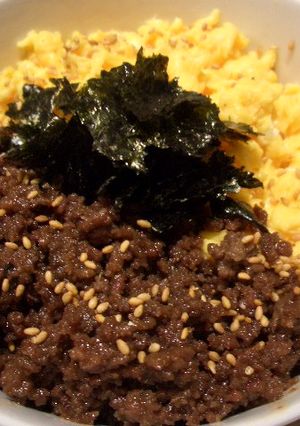 ２色そぼろ丼-レシピのメイン写真