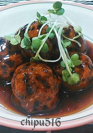 20分　お弁当に　子供が喜ぶ！本格肉団子-レシピのメイン写真