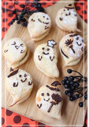 ハロウィン☆オバケちゃんミニブッセ-レシピのメイン写真