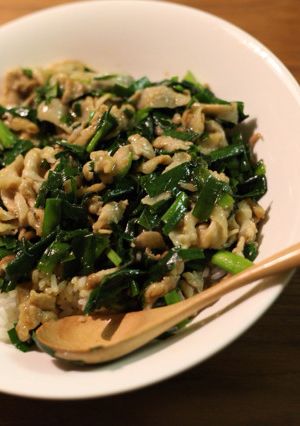豚バラで☆餃子風丼-レシピのメイン写真