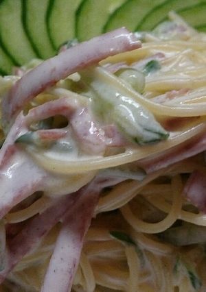 サラミin☆つやっつやのパスタサラダ☆-レシピのメイン写真