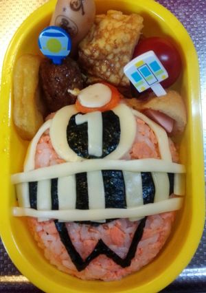 トッキュウジャー弁当-レシピのメイン写真