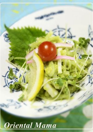 塩もみ大根と蒲鉾のアボカド和え-レシピのメイン写真