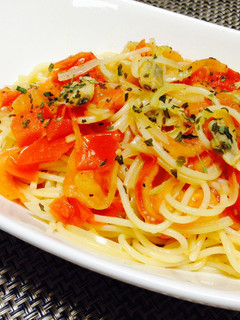 にんにく香る♫アサリとトマトのパスタ-レシピのメイン写真