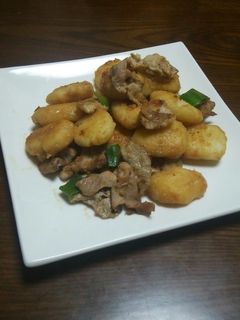 芋餅甘辛炒め-レシピのメイン写真