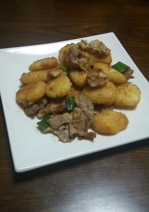 芋餅甘辛炒め-レシピのメイン写真