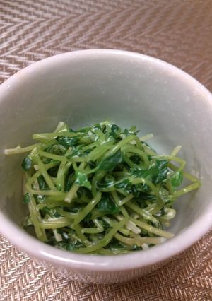 豆苗の辛子マヨネーズあえ-レシピのメイン写真