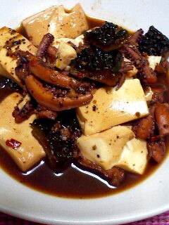 中華風 いかと豆腐の煮物-レシピのメイン写真