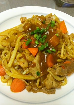 カレー焼きうどん-レシピのメイン写真