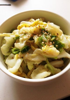 やみつき！白菜のガリバタ和え-レシピのメイン写真