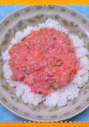 夏疲れ解消！ごはんもりもりトマトソース-レシピのメイン写真