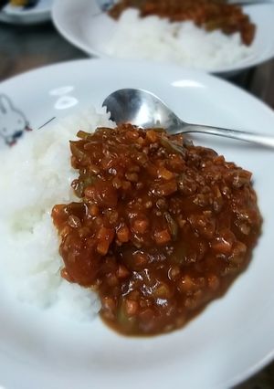 万願寺とうがらし de キーマカレー-レシピのメイン写真