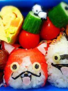 妖怪ウォッチ♥ジバニャン&ウィスパー弁当-レシピのメイン写真