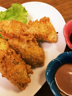 ☆簡単☆鶏ササミのベーチー揚げ-レシピのメイン写真