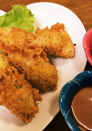 ☆簡単☆鶏ササミのベーチー揚げ-レシピのメイン写真