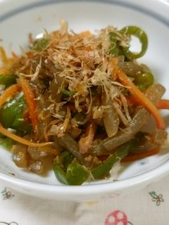 ピーマン*炒め煮浸し-レシピのメイン写真