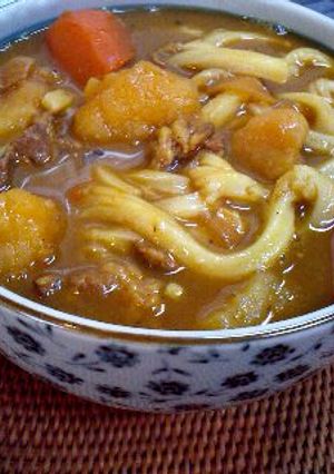 残りカレー・うどん-レシピのメイン写真