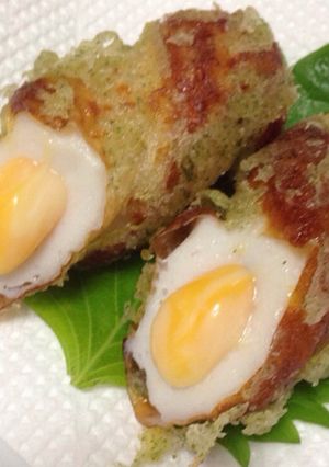 ＊チーズと大葉入りちくわの磯辺揚げ＊-レシピのメイン写真