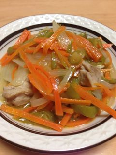 鶏モモさっぱり炒め煮-レシピのメイン写真