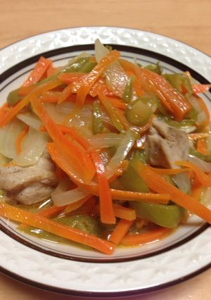鶏モモさっぱり炒め煮-レシピのメイン写真