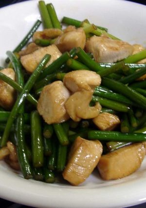 ご飯片手に♪にんにくの芽の甘辛炒め-レシピのメイン写真
