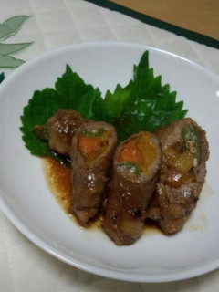 夏野菜の肉巻き-レシピのメイン写真