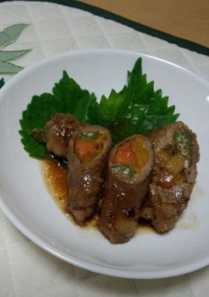 夏野菜の肉巻き-レシピのメイン写真