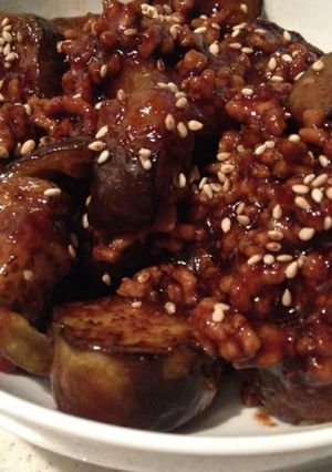 なすの肉みそ炒めアレンジ★ごまみそ風味☆-レシピのメイン写真