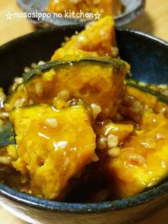 ほくほく甘い♡蒸しカボチャだけのあんかけ-レシピのメイン写真