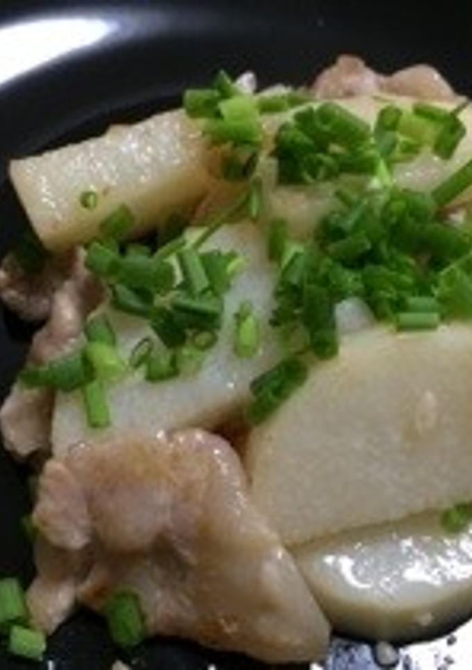 さっぱり！豚肉と長芋の塩麹炒め-レシピのメイン写真